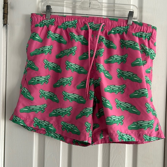 H&M MEN’S CROCODILE SWIM TRUNKS SIZE XL NWOT - Picture 1 of 6